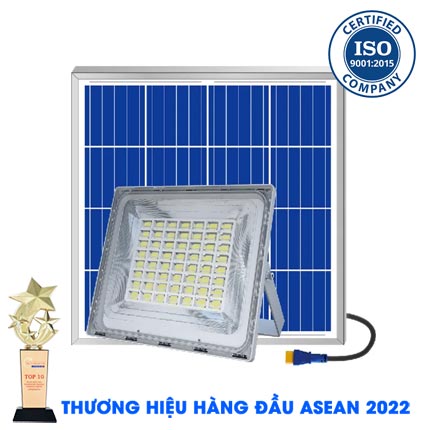 Đèn Pha Blue Carbon BCT-WW5.0 Năng Lượng Mặt Trời LD-400W