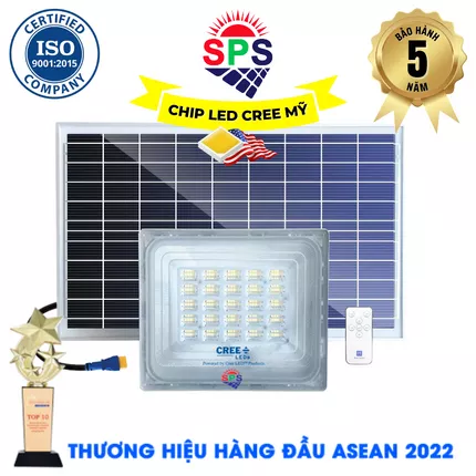 Đèn SPS 400W - Đèn Năng Lượng Mặt Trời SPS 400W Bảo Hành 5 Năm