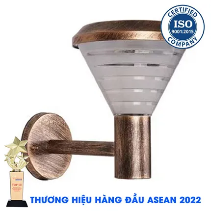 ĐÈN TREO TƯỜNG NĂNG LƯỢNG MẶT TRỜI (TRÒN VÀNG)