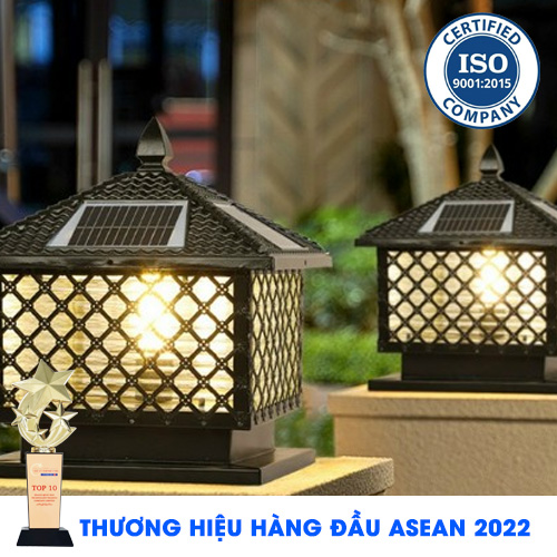 Đèn Trụ Cổng, Sân Vườn Năng Lượng Mặt Trời TT-309B