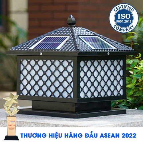 Đèn Trụ Cổng, Sân Vườn Năng Lượng Mặt Trời TT-409B