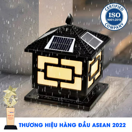 Đèn Trụ Cổng, Sân Vườn Năng Lượng Mặt Trời TT04B