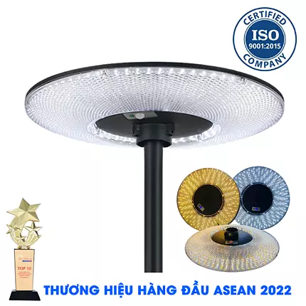 Đèn UFO 600W 3 Màu - Đèn Năng Lượng Mặt Trời UFO Kim Cương 3 Màu 600W