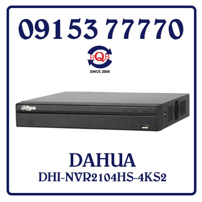 DHI-NVR2104HS-4KS2 Đầu Ghi Hình DAHUA DHI-NVR2104HS-4KS2 Giá Rẻ