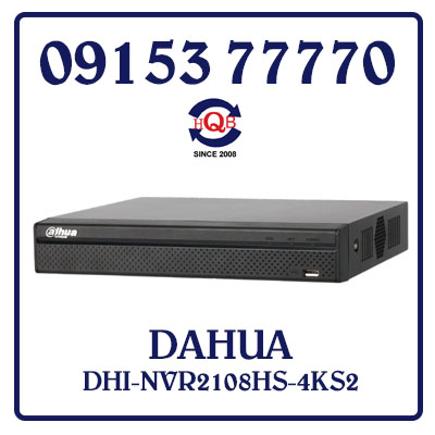 DHI-NVR2108HS-4KS2 Đầu Ghi Hình DAHUA DHI-NVR2108HS-4KS2 Giá Rẻ