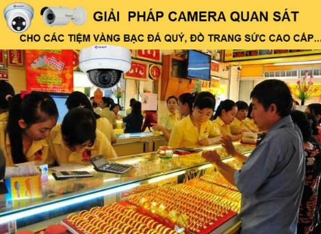 Dịch vụ lắp đặt camera cho tiệm vàng giá rẻ