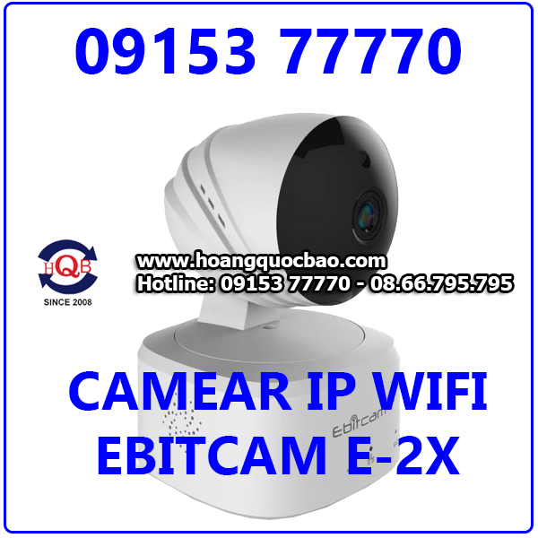 EBITCAM-E2-X 2.0M(1080P)  Camera IP Không Dây EBITCAM-E2-X Giá Rẻ