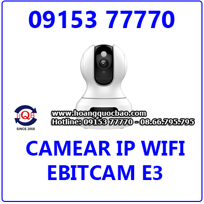 EBITCAM-E3 3.0MP Camera IP Không Dây EBITCAM-E3 Giá Rẻ