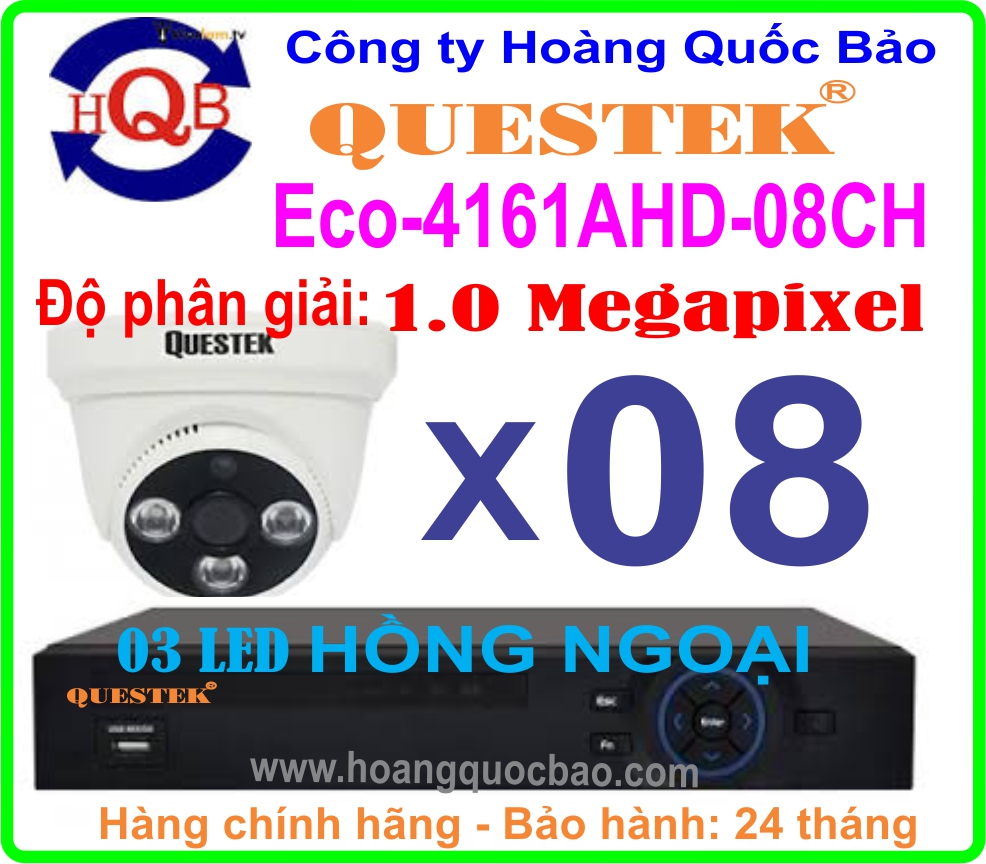 Hệ Thống 8 Camera eco -4161ahd - 08ch