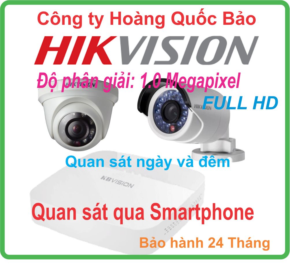 HỆ THỐNG  01 CAMERA HIKVISION