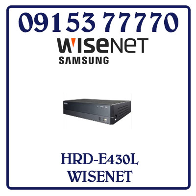 HRD-E430L Đầu Ghi Hình SAMSUNG WISENET AHD 4 Kênh HRD-E430L Giá Rẻ