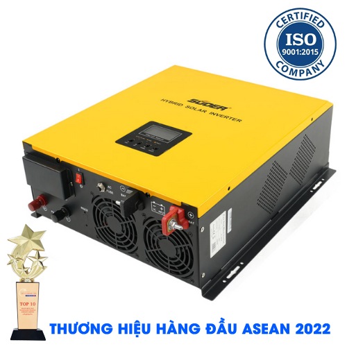 Hybrid Inverter SUOER PL-5KVA Bộ Kích Điện Tần Số Thấp Sin Chuẩn Sạc AC30A MPPT60A [Chính Hãng]