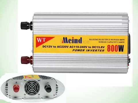 INVERTER MEIND 800W/KÍCH ĐIỆN 12VDC SANG 220VAC (MI1200SF-H8)