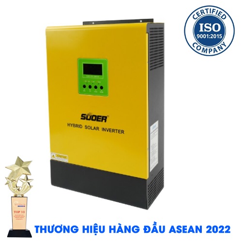 INVERTER SOUER 48V 5KW MPS-5K-48V-PLUS AC60A SÓNG SIN CHUẨN TÍCH HỢP SẠC LƯỚI VÀ MPPT 80A [Chính Hãng]