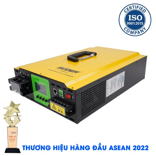 INVERTER SUOER PSA-5KG-48V 5000W Máy Kích Điện Lên 220V Sóng Sin Chuẩn [Chính Hãng]