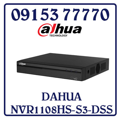 NVR1108HS-S3-DSS Đầu Ghi Hình DAHUA IP NVR1108HS-S3-DSS Giá Rẻ