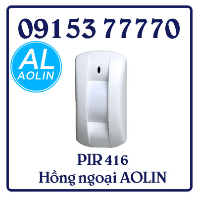 PIR 416 Hồng ngoại AOLIN dạng màn chắn không dây có chân đế. Dùng pin12V (New)