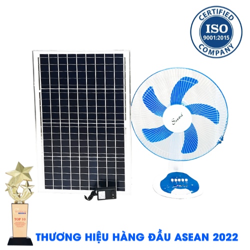 Quạt KungFu 12V Năng Lượng Mặt Trời Tấm Pin Lớn Tốc Độ Mạnh