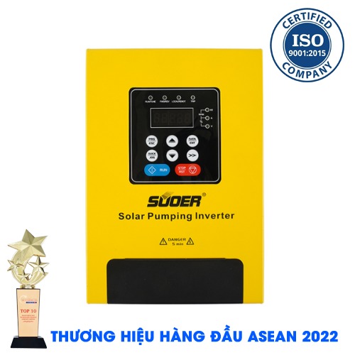 SUOER PV100-2R2G-SS 2.2KW Biến Tần Bơm Nước Năng Lượng Mặt Trời Solar Pump Inverter 220V Một Pha [Chính Hãng]