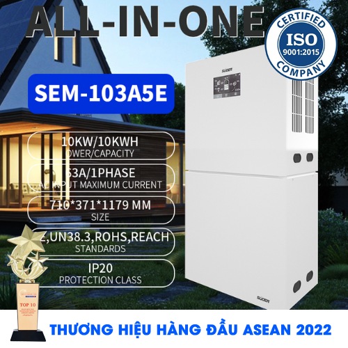 SUOER SEM-103A5E 10KW Hệ Thống Năng Lượng Mặt Trời Tích Hợp Tất Cả Trong Một [Chính Hãng]