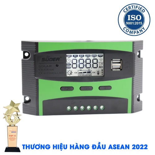 SUOER ST-C1220 20A Bộ Điều Khiển Pin Năng Lượng Mặt Trời Thông Minh Solar Controller 12V/24V PWM [Chính Hãng]