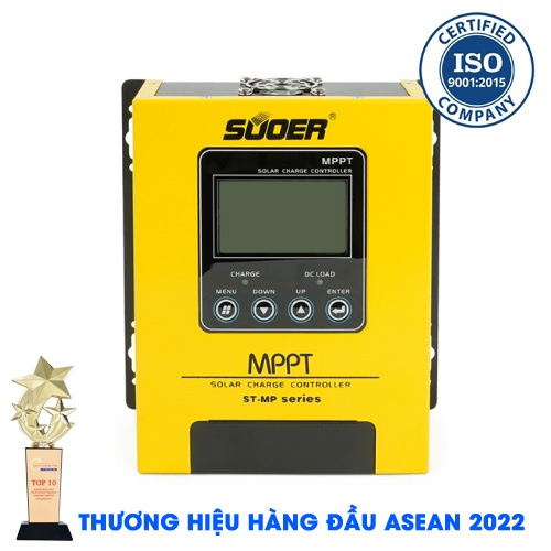 SUOER ST-MP30A Bộ Điều Khiển Sạc Năng Lượng Mặt Trời 30A 12V 24V 48V MPPT Chuyên Nghiệp Màn Hình LCD [Chính Hãng]