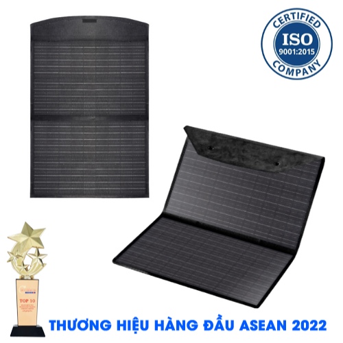 Tấm Pin 100W Năng Lượng Mặt Trời Gấp Gọn