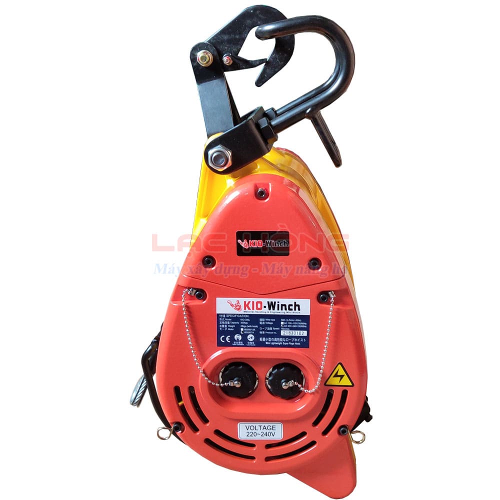 Tời điện mini Kio Winch KIO-300L 300kg