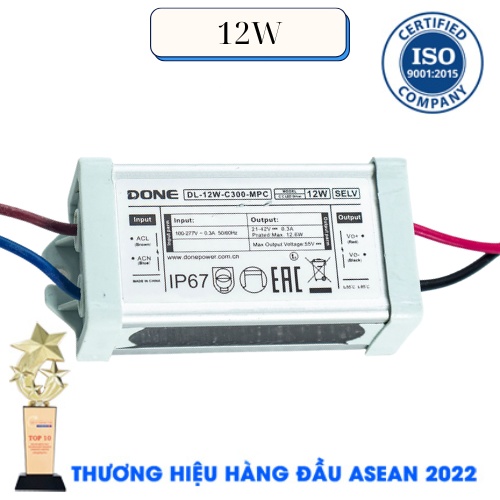 Nguồn LED 12W DONE DL-12W-C300-MPC