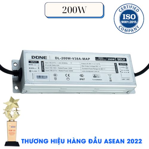 Nguồn LED 200W DONE DL-200W-V38A-MAP