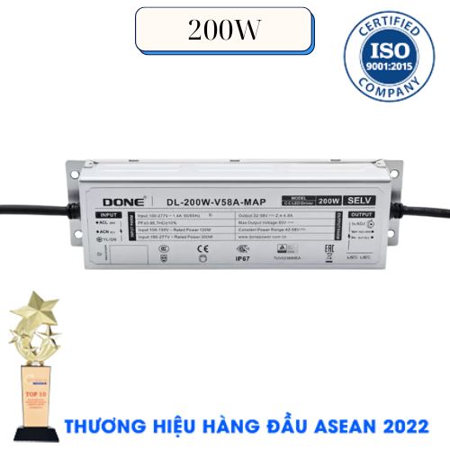 Nguồn LED 200W DONE DL-200W-V58A-MAP