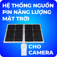 Pin, Bộ Lưu Điện Năng Lượng Mặt Trời Cho Camera