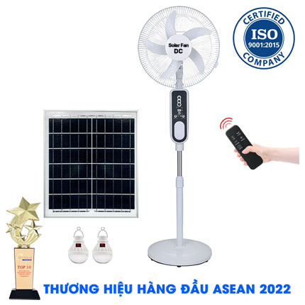 Quạt Năng Lượng Mặt Trời Không Chổi Than SOLAR FAN DC